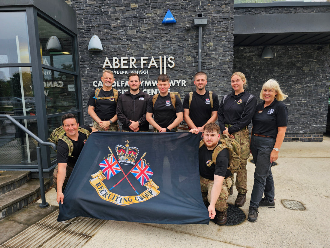 Army Fundraisers Visit Aber Falls Distillery