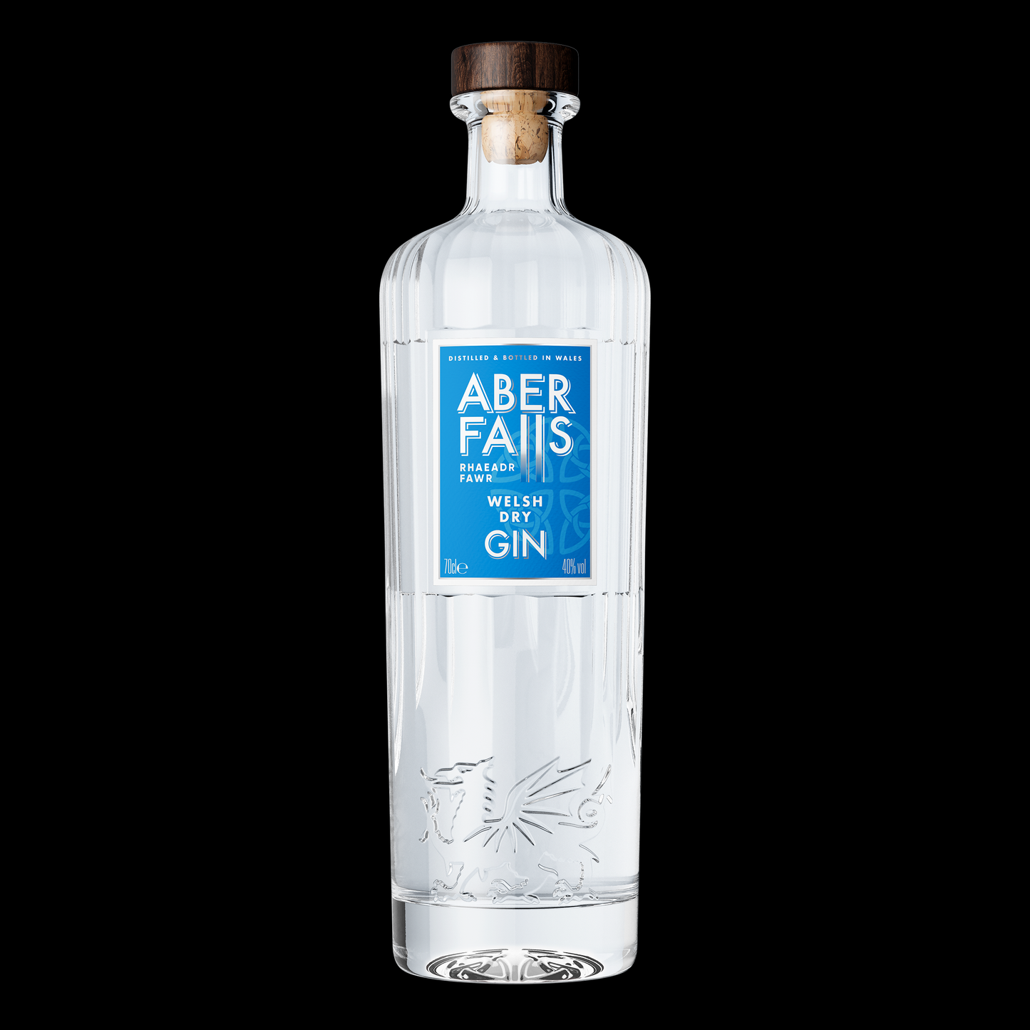 Aber Falls Welsh Dry Gin 40% ABV 70 cl